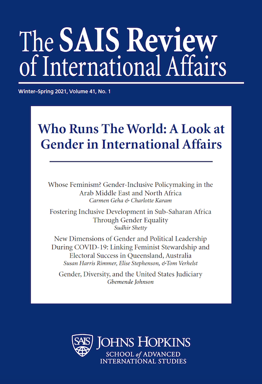 Print Editions - The SAIS Review of International Affairs